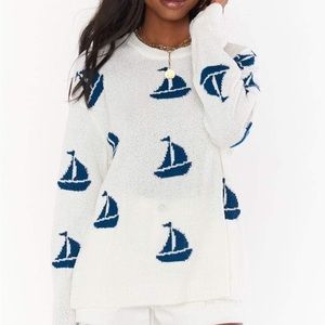 MUMU sailboat sweater